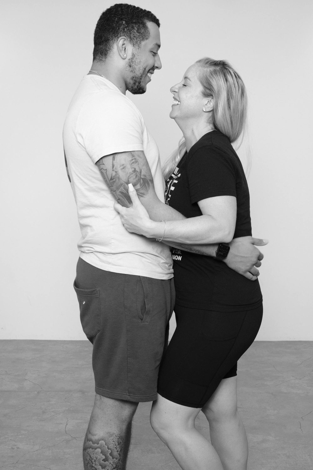 Jenniffer and Stephen laughing together in Hiroshima, Japan