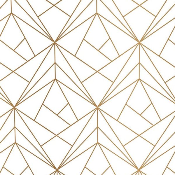 White backdrop with fine gold geometric lines