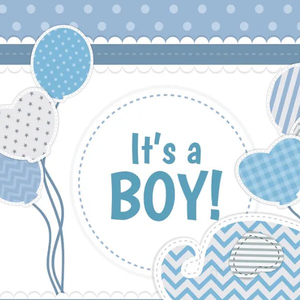 It's a Boy photo booth backdrop