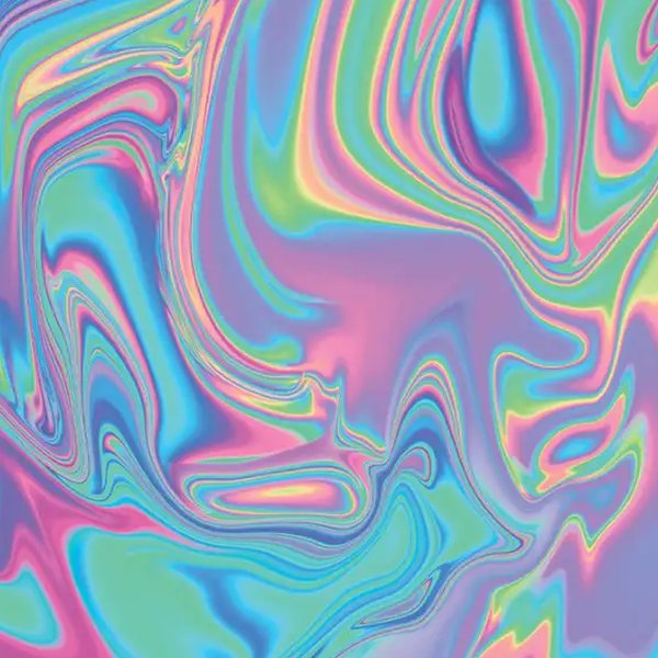 Psychedelic photo booth backdrop